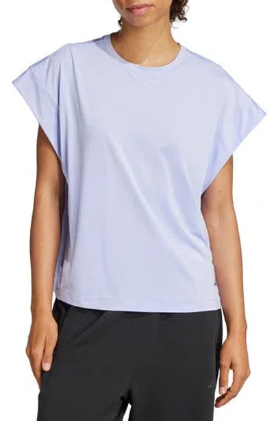 Adidas Originals Adidas Yoga Training T-shirt In Violet Tone