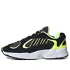 Adidas Originals Sneakers In Fluo Suede And Net With Rubber Sole In Black