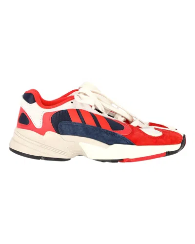 ADIDAS ORIGINALS ADIDAS YUNG-1 SNEAKERS IN RED SUEDE
