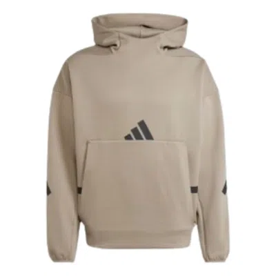 Adidas Originals Adidas Z.n.e. Hoodie 'brown' In Green