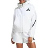 Adidas Originals Adidas Z.n.e. Hoodie In White