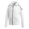 Adidas Originals Adidas Zne Hoody 3.0 Retro Sports Hooded Jacket Asia Edition White