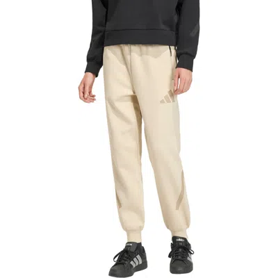 Adidas Originals Adidas Z.n.e. Performance High Waist Joggers In Crystal Linen/