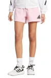 Adidas Originals Adidas Z.n.e. Primeknit Sweatshorts In Pink