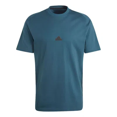 Adidas Originals Adidas Z.n.e. T-shirts 'teal' In Black