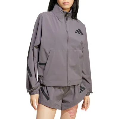 Adidas Originals Adidas Zne Track Jacket In Gray