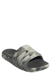Adidas Originals Adidas Znscape Slide Sandal In Silver Pebble/charcoal