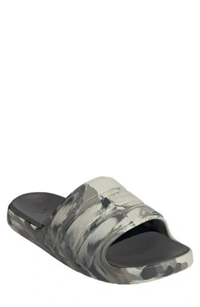Adidas Originals Adidas Znscape Slide Sandal In Silver Pebble/charcoal