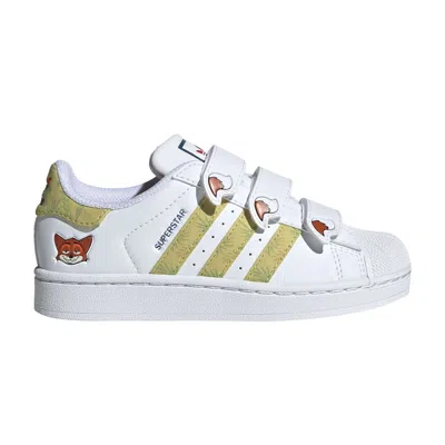 Pre-owned Adidas Originals Adidas Zootopia X Superstar Cf C 'nick Wilde' | White | Kid's Size 10.5