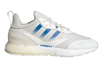 Pre-owned Adidas Originals Adidas Zx 2k Boost 2.0 Cloud White Off White Blue Bird In Cloud White/off White/blue Bird