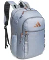 Adidas Originals Adidias Excel 7 Logo Laptop Backpack In Gray