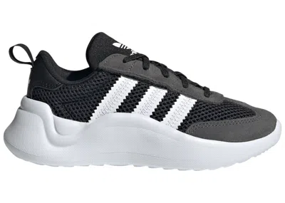 Pre-owned Adidas Originals Adifom 70s Comfort Closure Laces Grey Sneakers In Core Black/cloud White/grey Six