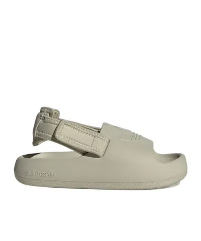 Adidas Originals Adifom Adilette Slides Kids In Putty Grey/putty Grey