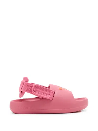 Adidas Originals Kids' Adifom Adilette Touch-strap Sandals In Pink