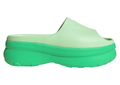 Pre-owned Adidas Originals Adifom Stan Slides (women's) Sneakers In Energy Green/semi Green Spark