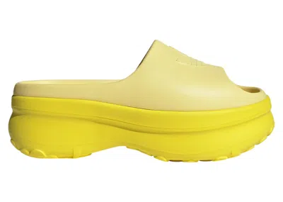 Pre-owned Adidas Originals Adifom Stan Slides (women's) Sneakers In Powder Yellow/pure Sulfur