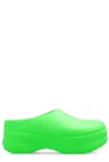 Adidas Originals Adifom Stan Smith Mule Slippers In White/solar Green/solar Green