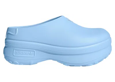 Pre-owned Adidas Originals Adifom Stan Smith Mule (women's) Sneakers In Clear Sky Blue/magic Grey Met