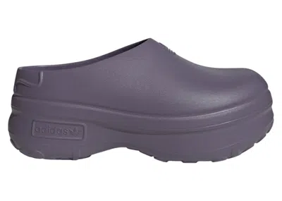 Pre-owned Adidas Originals Adifom Stan Smith Mule (women's) Sneakers In Shadow Violet/aurora Black