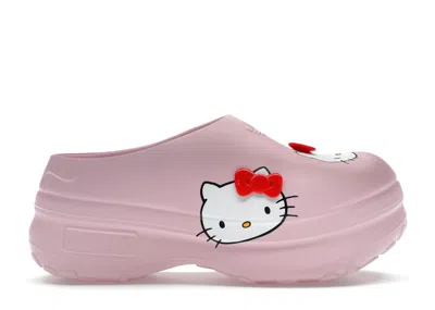 Pre-owned Adidas Originals Adifom Stan Smith Mules Hello Kitty (women's) Sneakers In Clear Pink/red