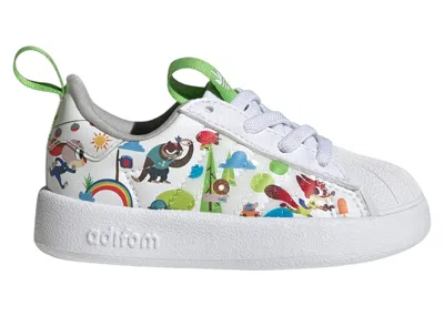 Pre-owned Adidas Originals Adifom Superstar 360 Disney Sneakers In Cloud White/grey Two/semi Lucid Lime