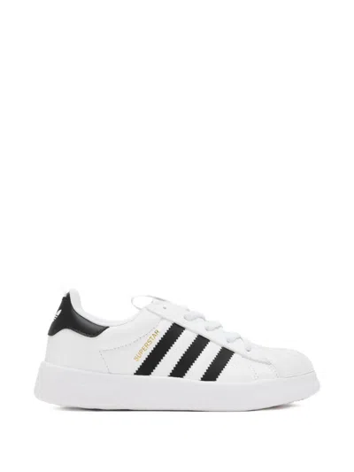 Adidas Originals Kids' Adifom Superstar 360 Striped Lace-up Sneakers In White