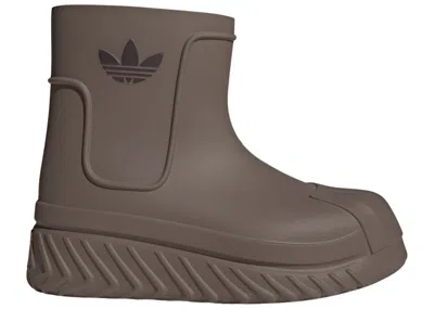 Pre-owned Adidas Originals Adifom Superstar Boot (women's) Sneakers In Dark Brown/earth Strata