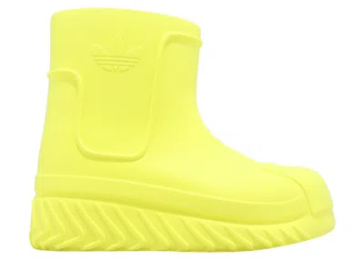 Pre-owned Adidas Originals Adifom Superstar Boot (women's) Sneakers In Pulse Yellow/core Black