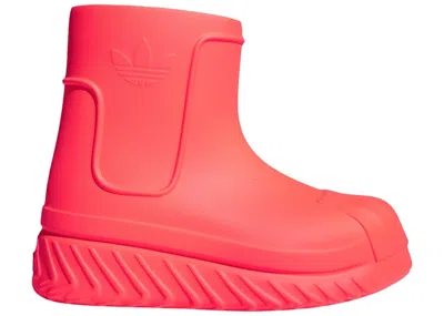 Pre-owned Adidas Originals Adifom Superstar Boot (women's) Sneakers In Solar Red/core Black