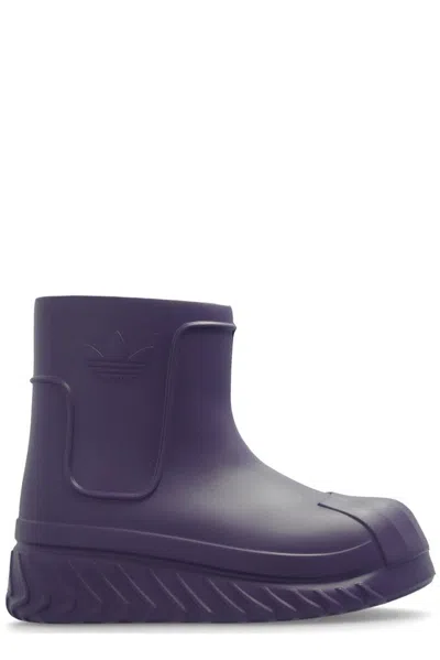 Adidas Originals Adifom Superstar Rain Boots In Purple