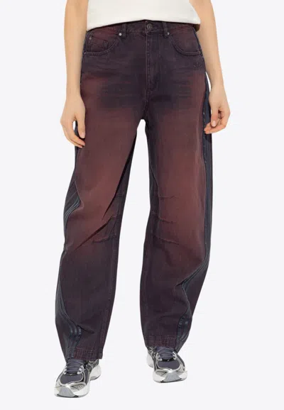 Adidas Originals Adilenium Banana Washed Denim Pants