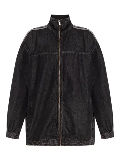 Adidas Originals Adilenium Denim Jacket In Black