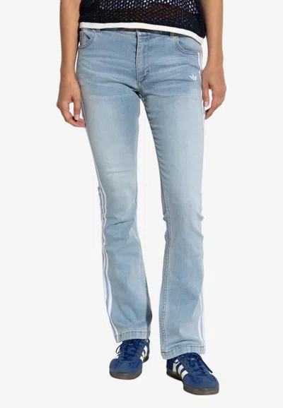 Adidas Originals Adilenium Denim Pants In Blue