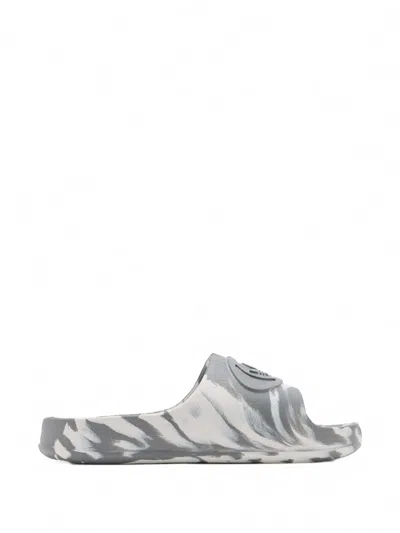 Adidas Originals Adilette 00s Slides In Gray