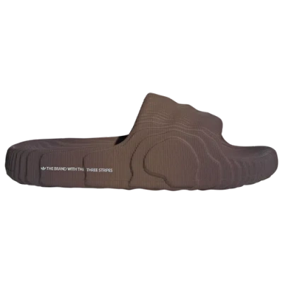 Adidas Originals Boys Adidas Adilette 22 In Black/brown