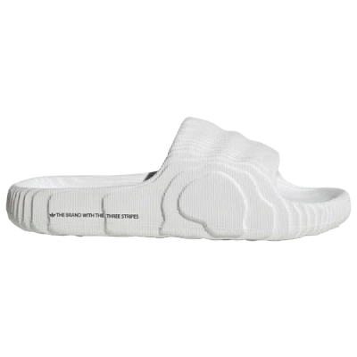 Adidas Originals Adilette 22 In Crystal White/core Black