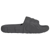 Adidas Originals Adilette 22 Textured Slides In Gray Five/gray Five