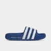 Adidas Originals Adilette 22 Slide Sandal In Team Royal Blue/team Royal Blue/white