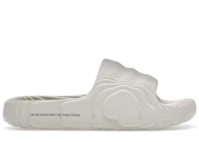 Pre-owned Adidas Originals Adilette 22 Slides Sneakers In Aluminum