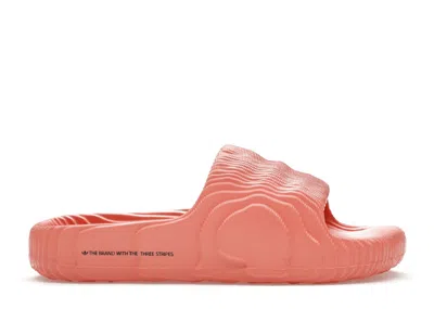 Pre-owned Adidas Originals Adilette 22 Slides (women's) Sneakers In Wonder Clay/core Black