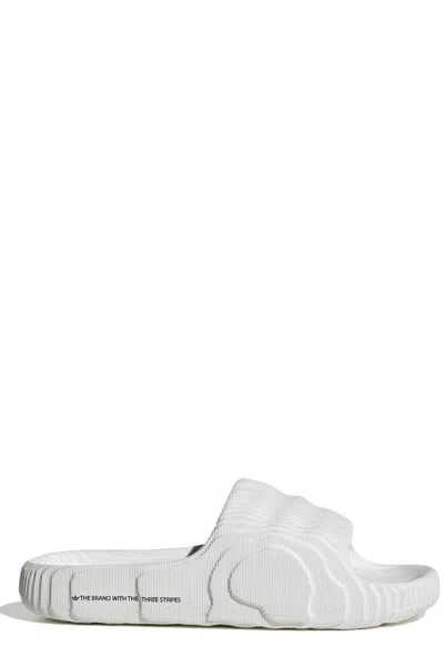 Adidas Originals Adilette 22 Slip-on Slides In White