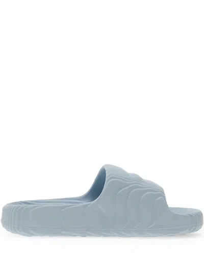 Adidas Originals Adilette 22 Textured Slides In Blue