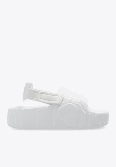 Adidas Originals Adilette Trefoil-logo Slides In White