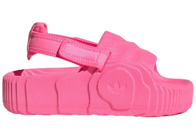 Pre-owned Adidas Originals Adilette 22 Xlg Slides (women's) Sneakers In Lucid Pink/core Black