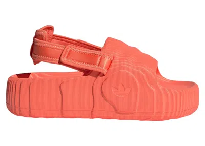 Pre-owned Adidas Originals Adilette 22 Xlg Slides (women's) Sneakers In Semi Coral