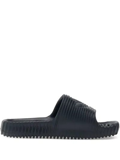 Adidas Originals Adilette 25 Ribbed-sole Slides In Blue