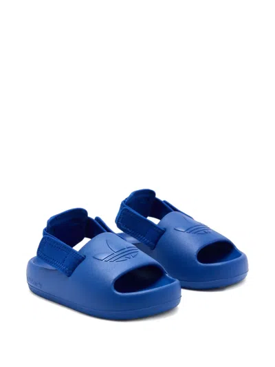 Adidas Originals Kids' Adilette Adifom Touch-strap Sandals In Blue