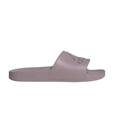 Pre-owned Adidas Originals Adilette Aqua Slide 'preloved Fig' In Purple