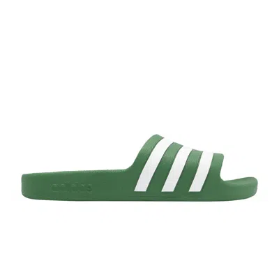 Pre-owned Adidas Originals Adilette Aqua Slide 'preloved Green'