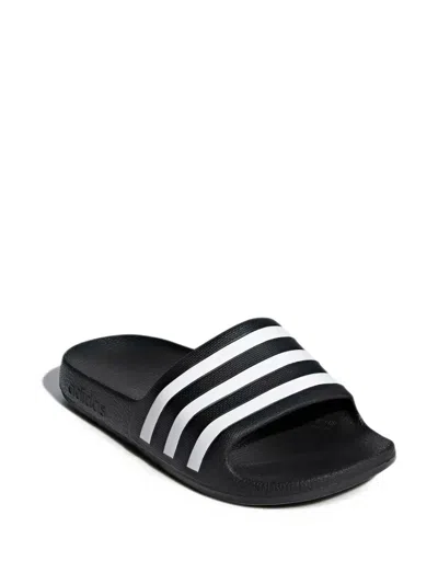 Adidas Originals Kids' Adilette Aqua Slides In Black